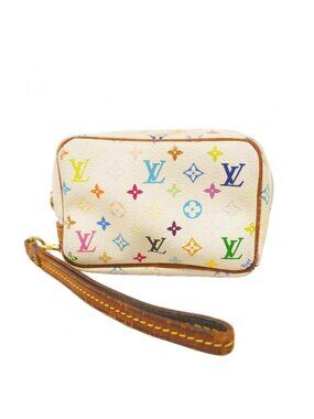 Louis Vuitton Pouch Monogram Multicolor Trousse Wapiti Blanc